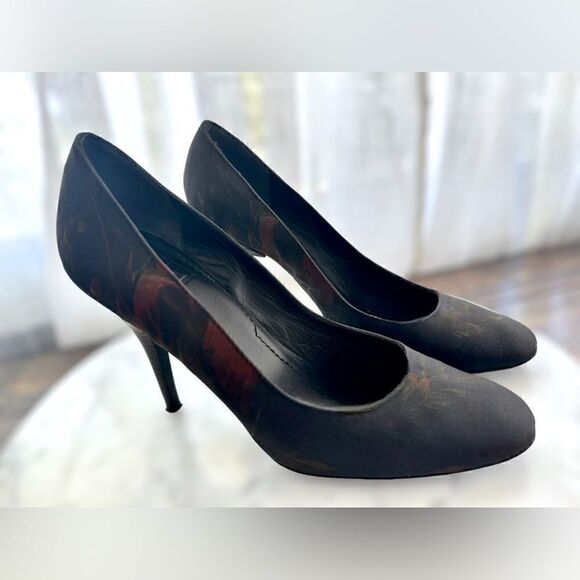 AUTHENTIC GIVENCHY FLORAL PUMPS HEELS Size 36.5 - Picture 3 of 16